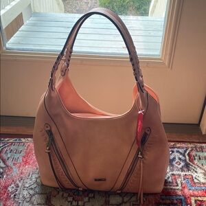 Rosetti Pink/Salmon Leather Hobo Bag - NWT